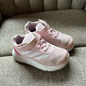 Adidas Durango Running Shoes Little Girl Size 9 in Pink/White